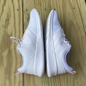 Adidas Cloudfoam QT Racer 2.0 White on White